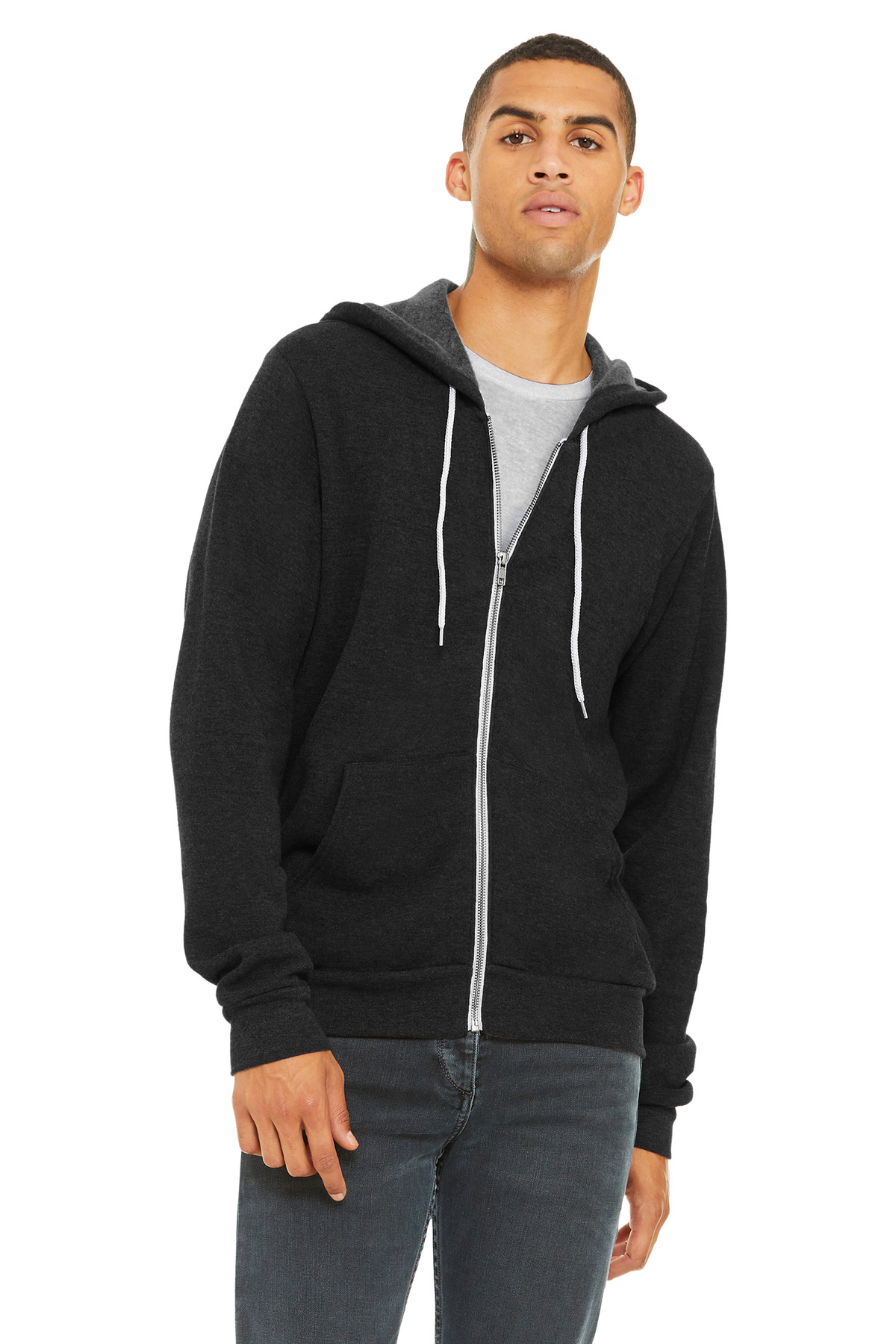 BELLA + CANVAS 3739 — Black Heather