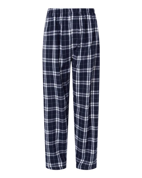 Boxercraft BM6624 — Navy Silver Plaid front