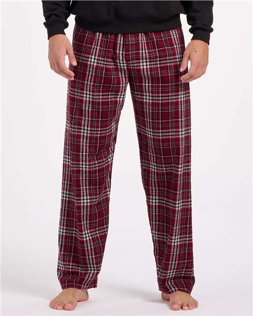 Boxercraft BM6624 — Maroon Plaid front