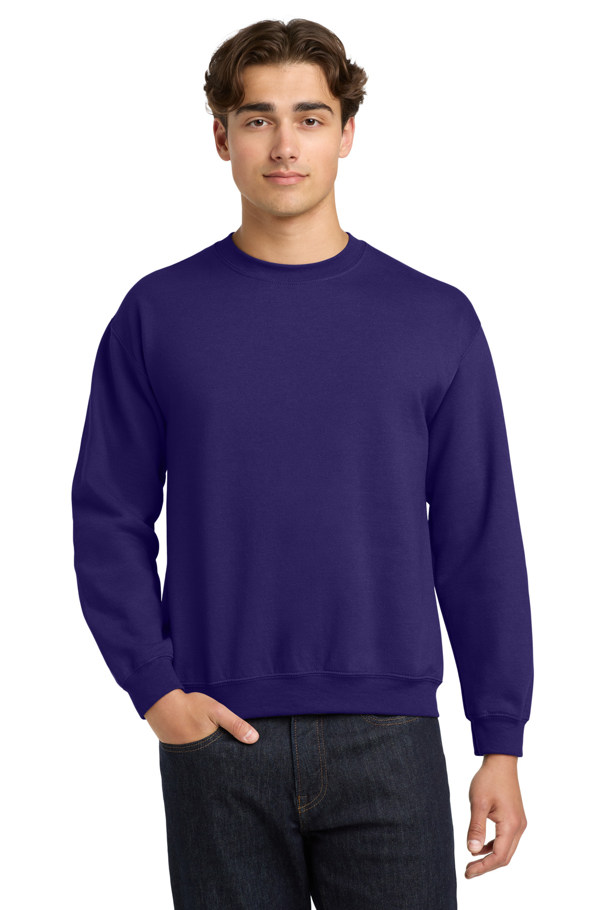Gildan 18000 — Purple front