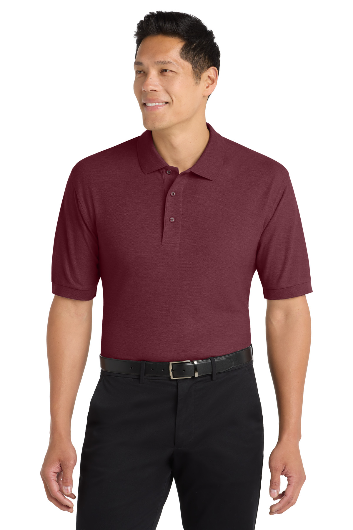Port Authority K500 — Burgundy