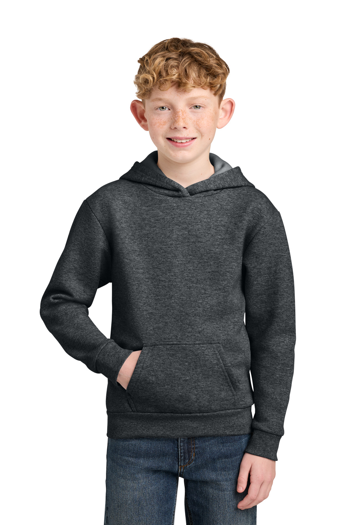 Port & Co PC68YH — Dark Heather Grey