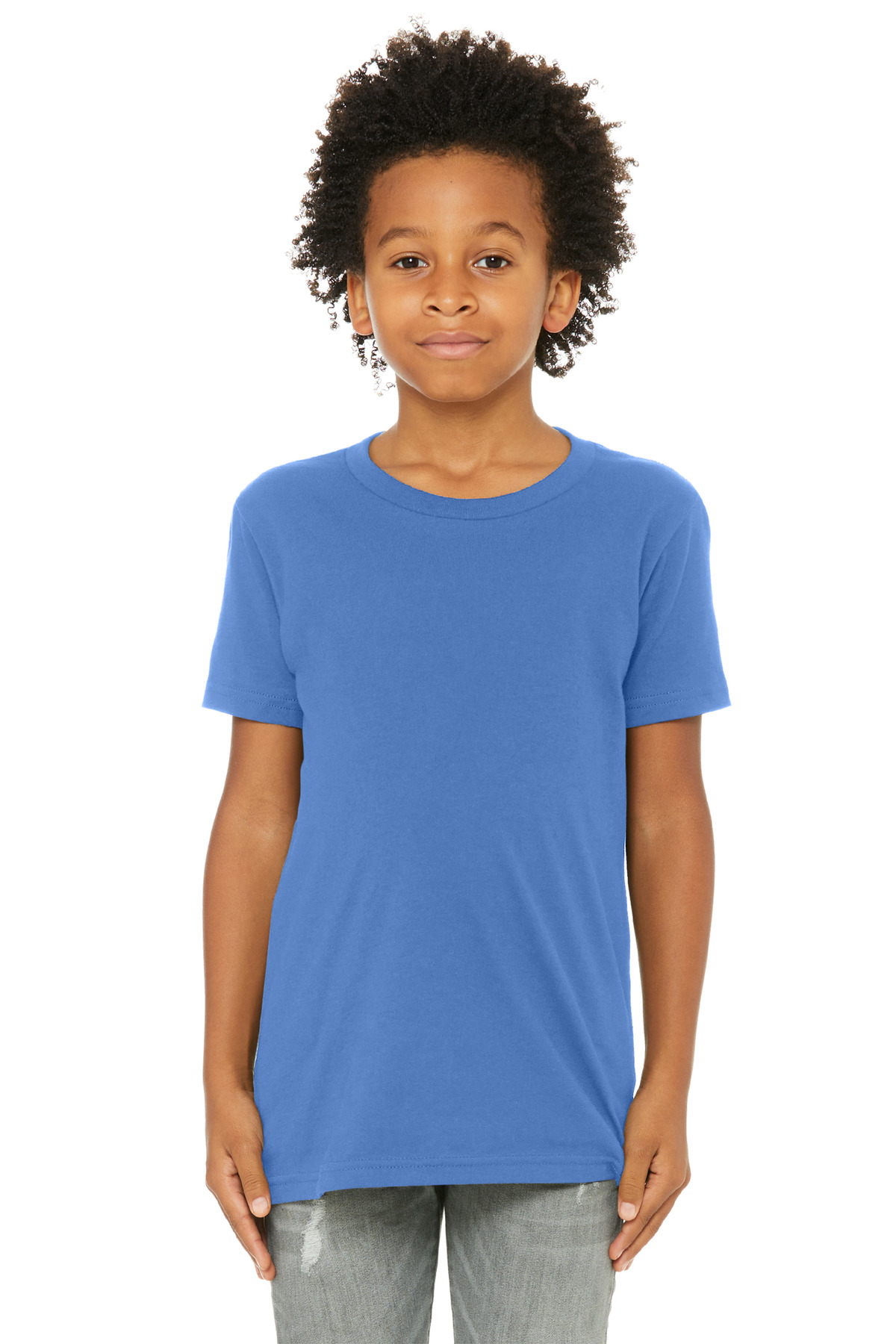BELLA + CANVAS 3001Y — Columbia Blue