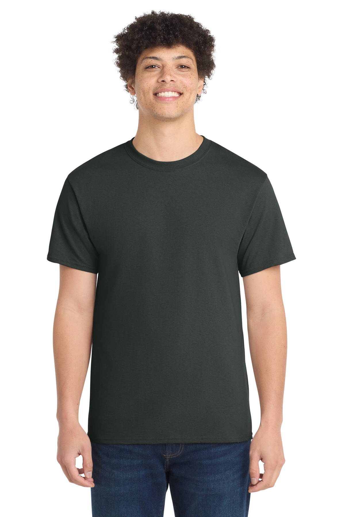 Port & Co PC54 — Coal Grey front