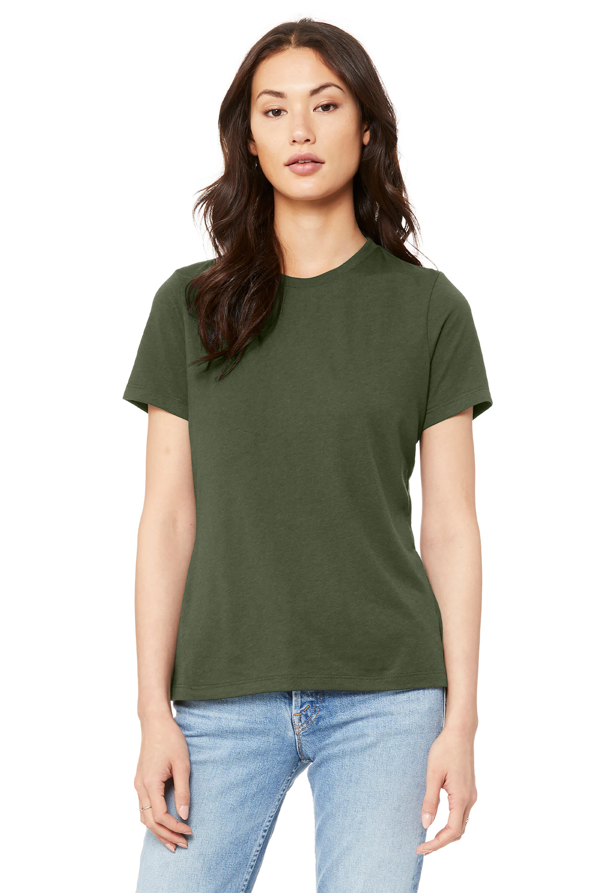 Bella + Canvas 6400 — Military Green front