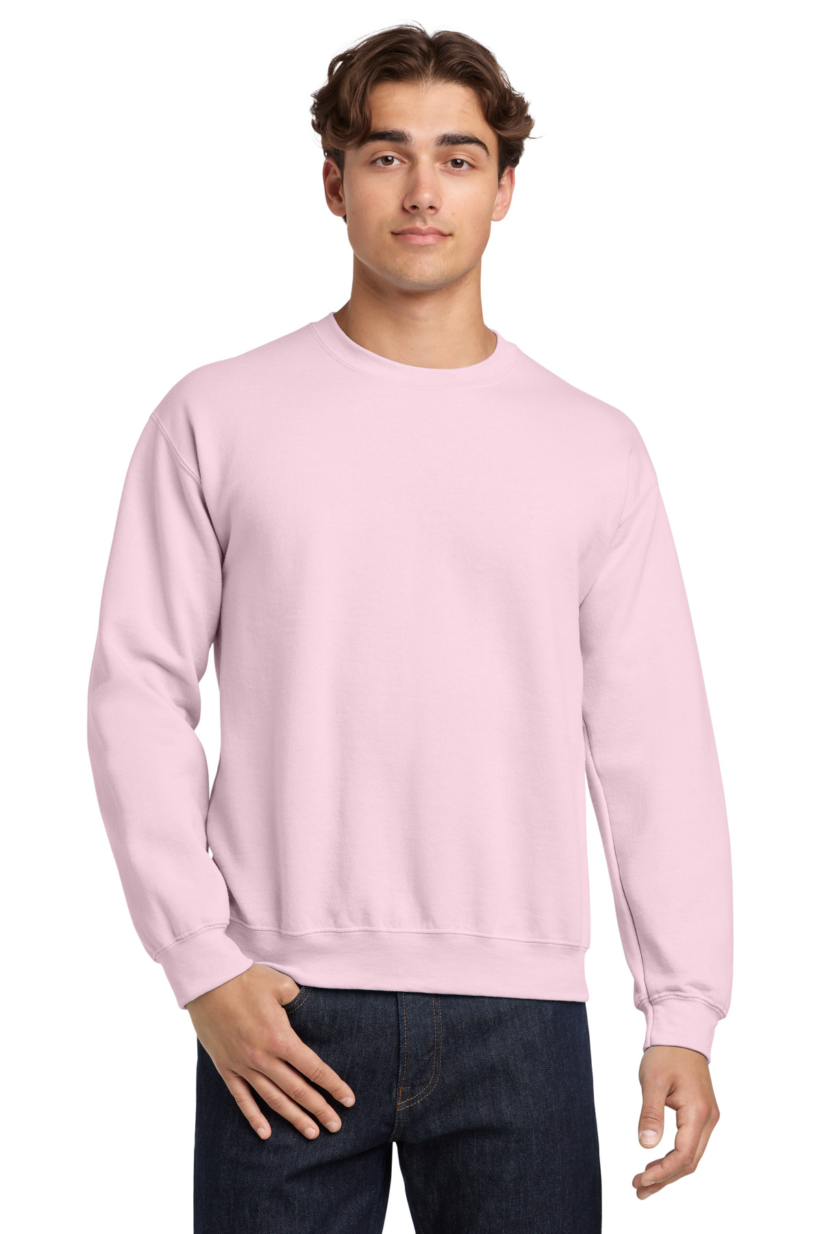 Gildan 18000 — Light Pink front