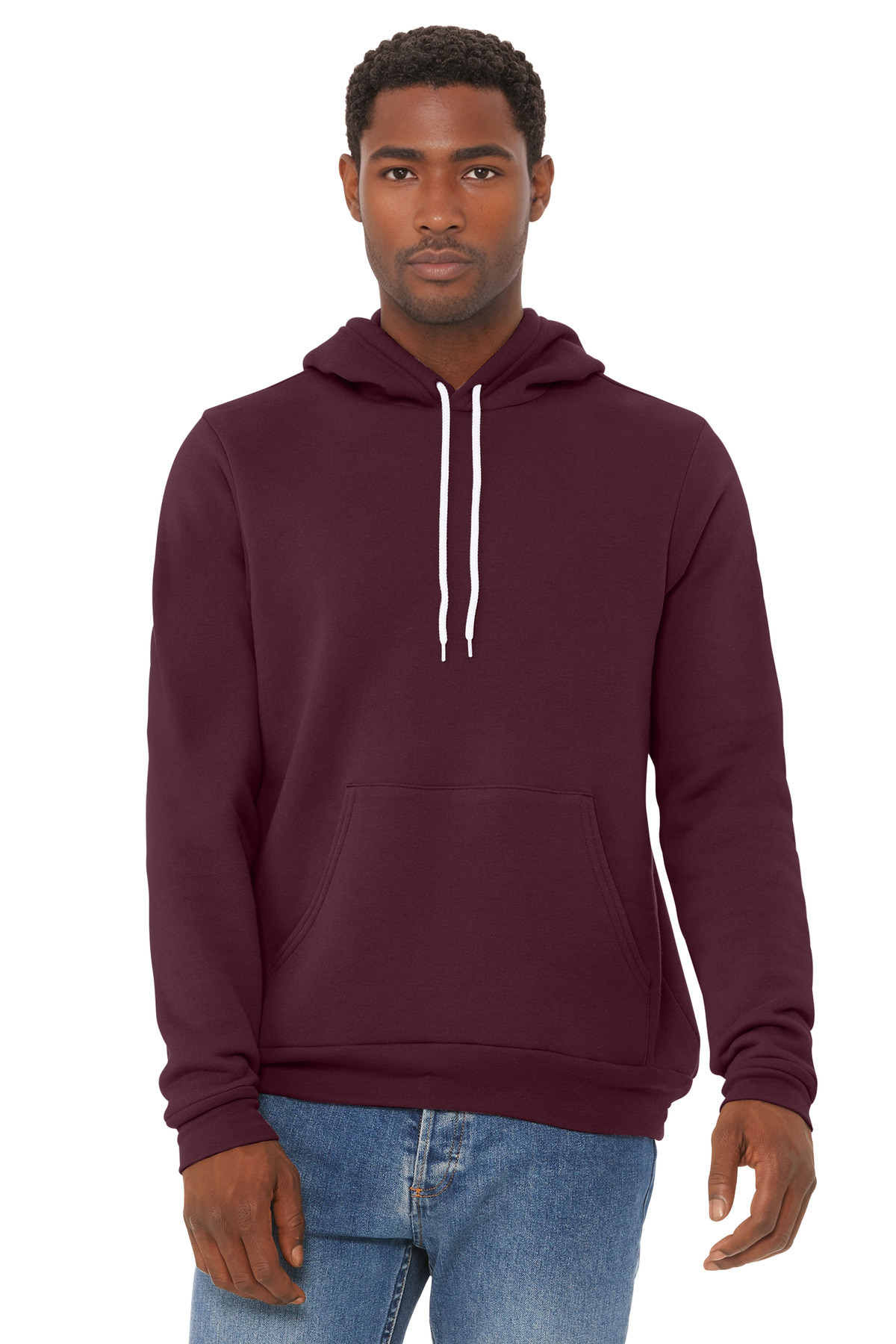Bella + Canvas 3719 — Maroon front