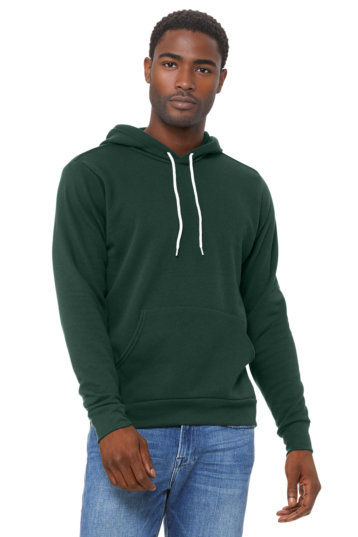 Bella + Canvas 3719 — Forest Green front