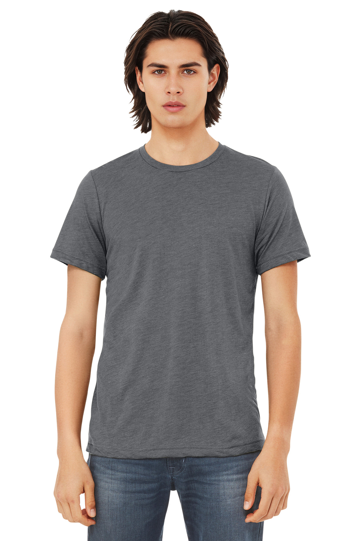 Bella + Canvas 3413 — Storm Triblend front