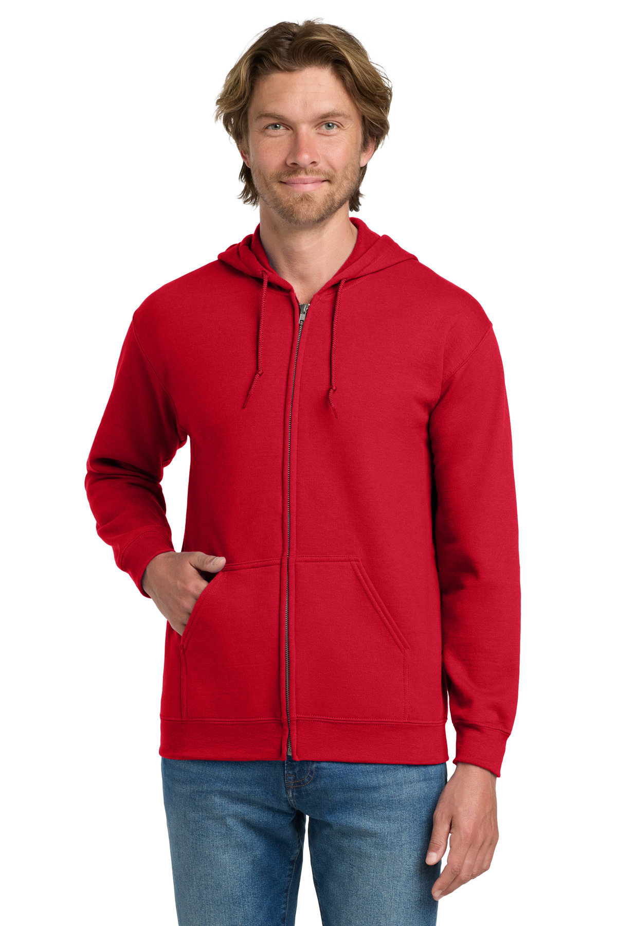 Gildan 18600 — Red front