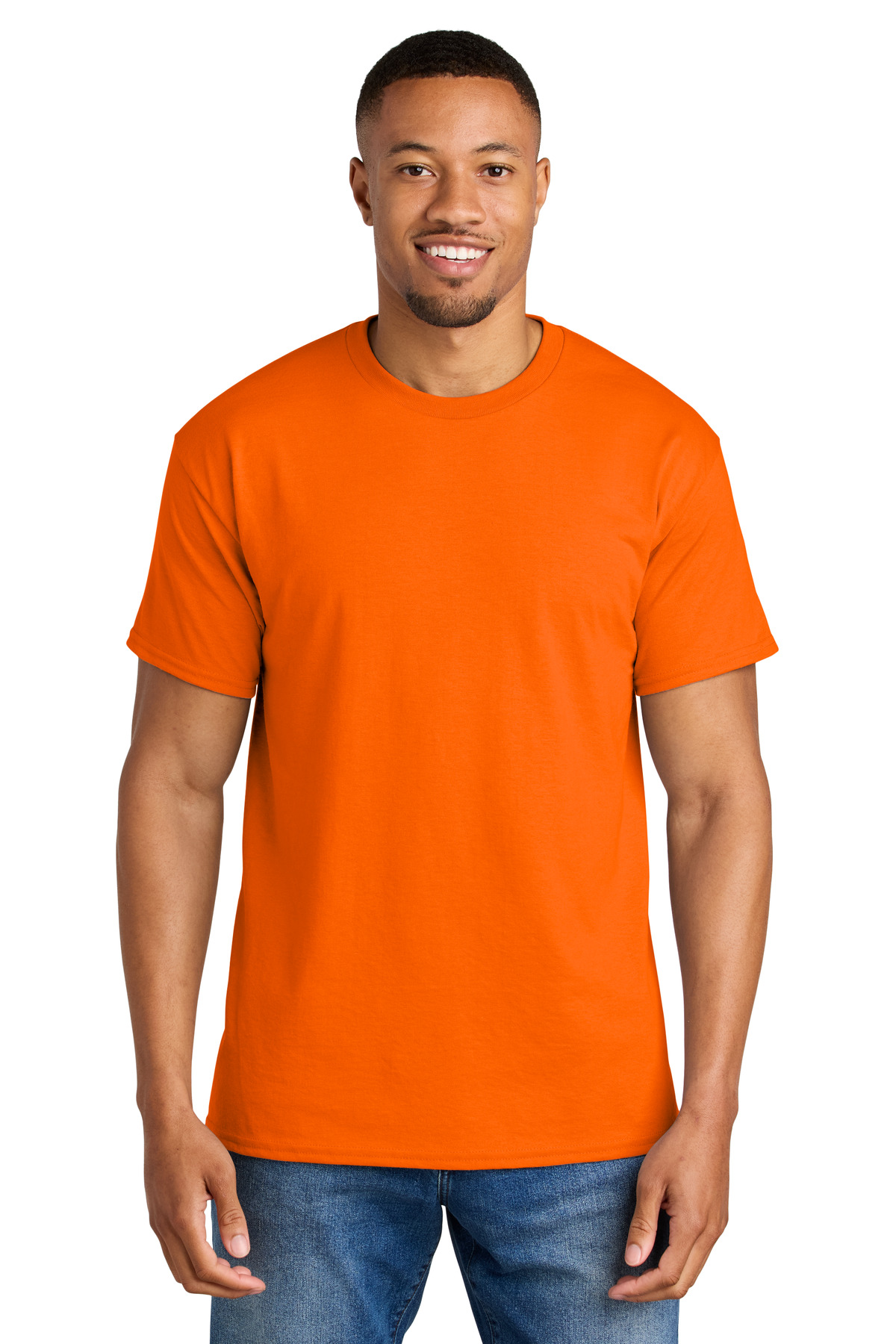 Gildan 8000 — S. Orange front