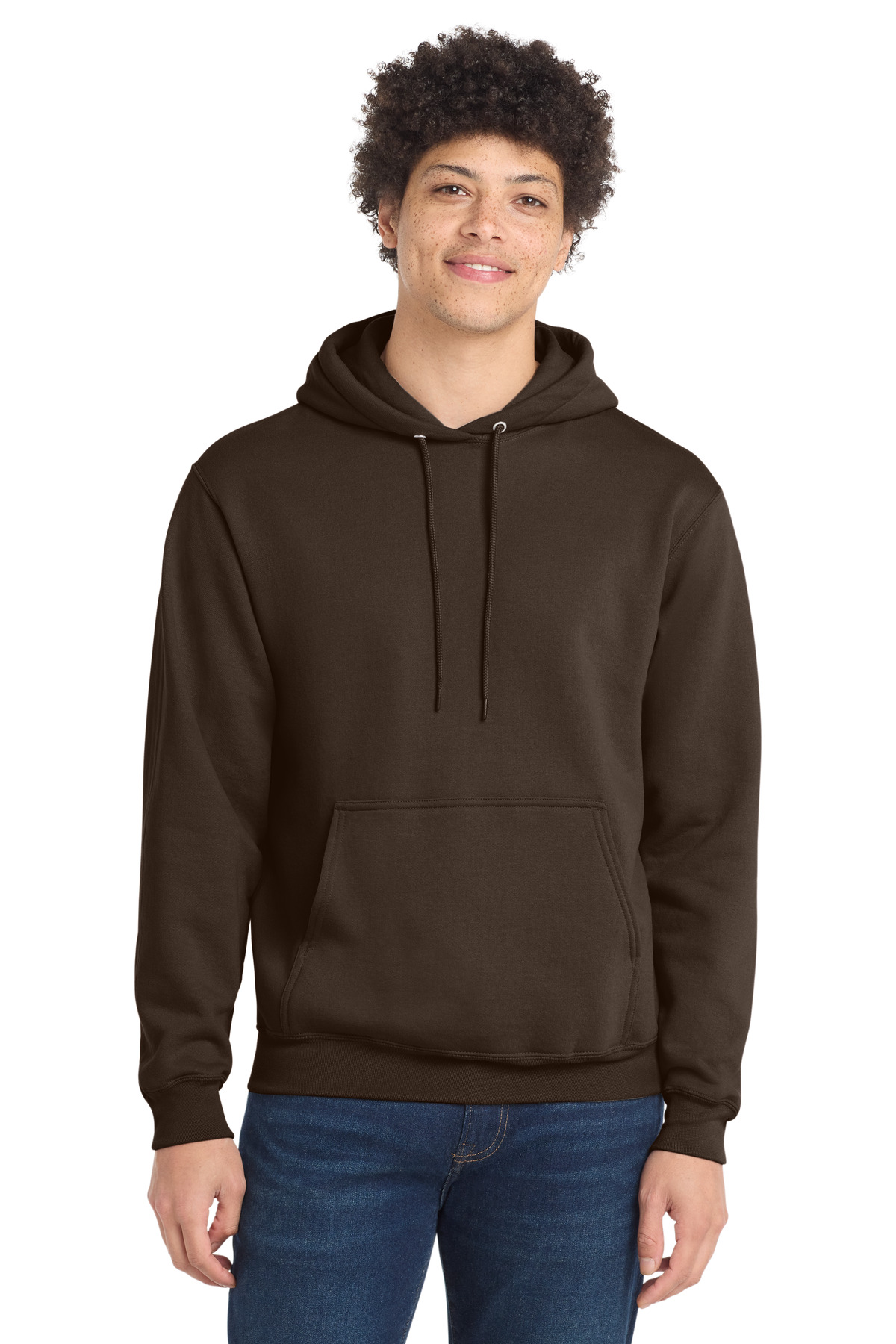 Port & Co PC78H — Dark Chocolate Brown front