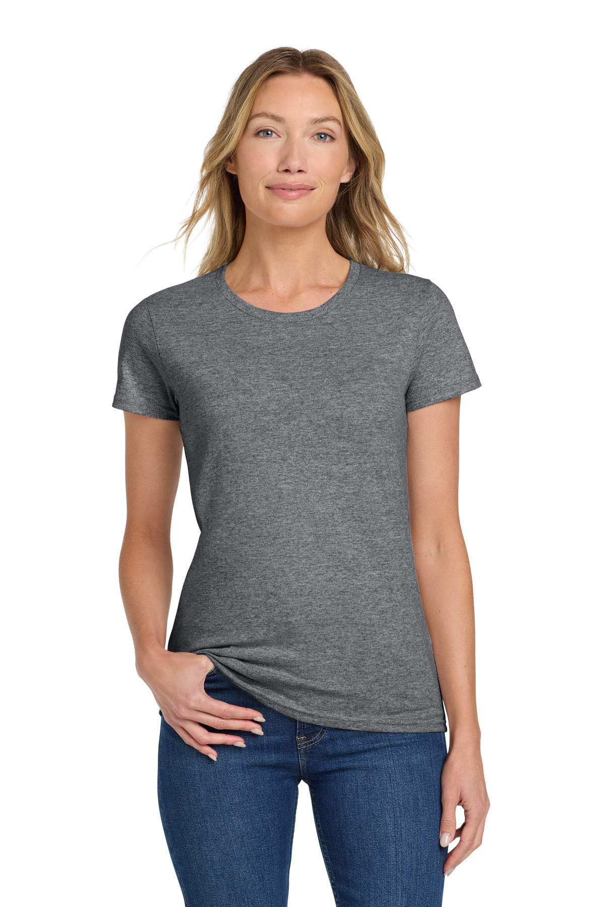 Gildan 5000L — Graphite Heather front