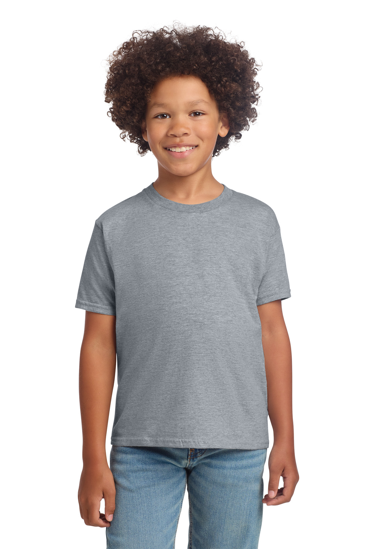 Gildan 64000B — Sport Grey front