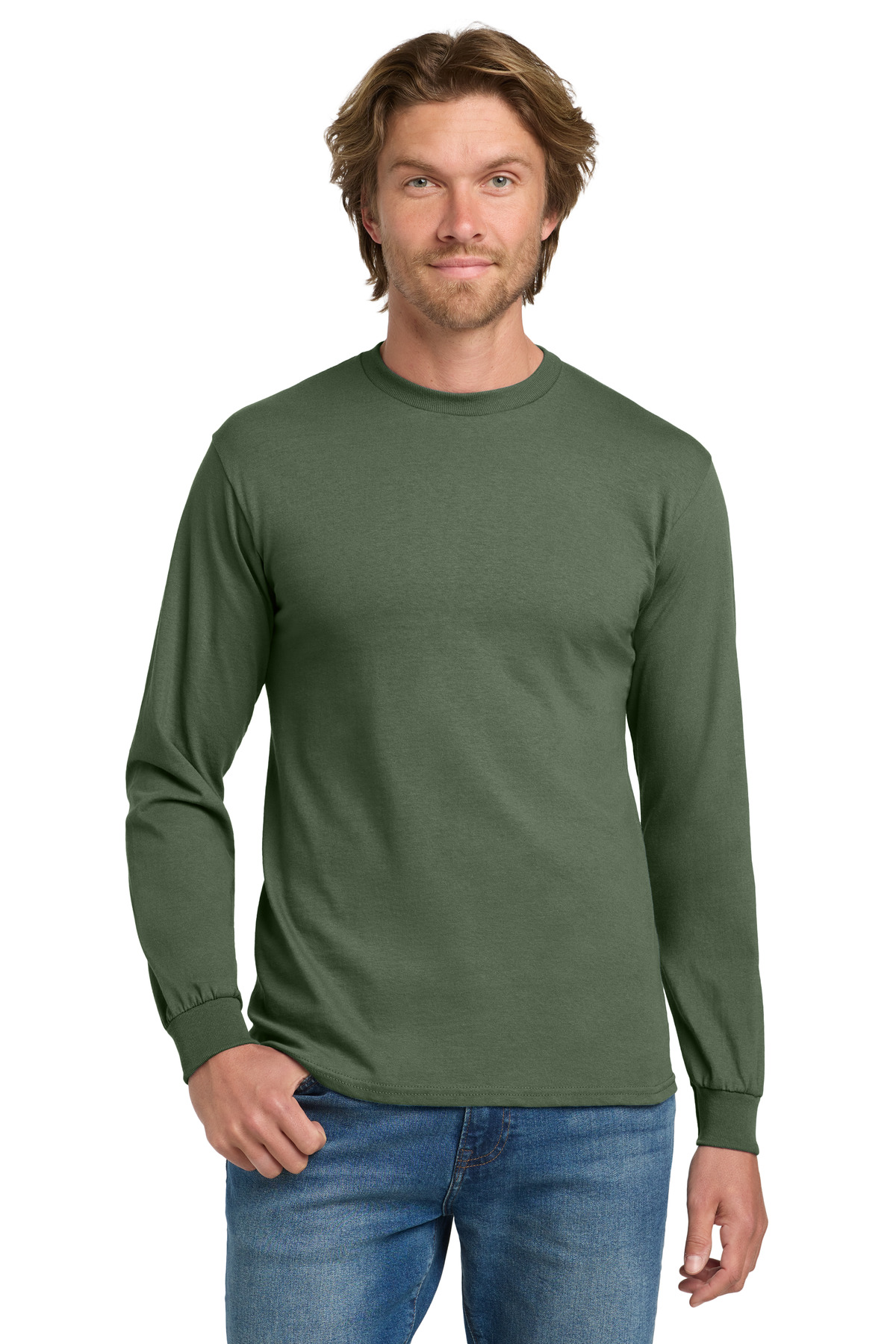 Gildan 5400 — Military Green front