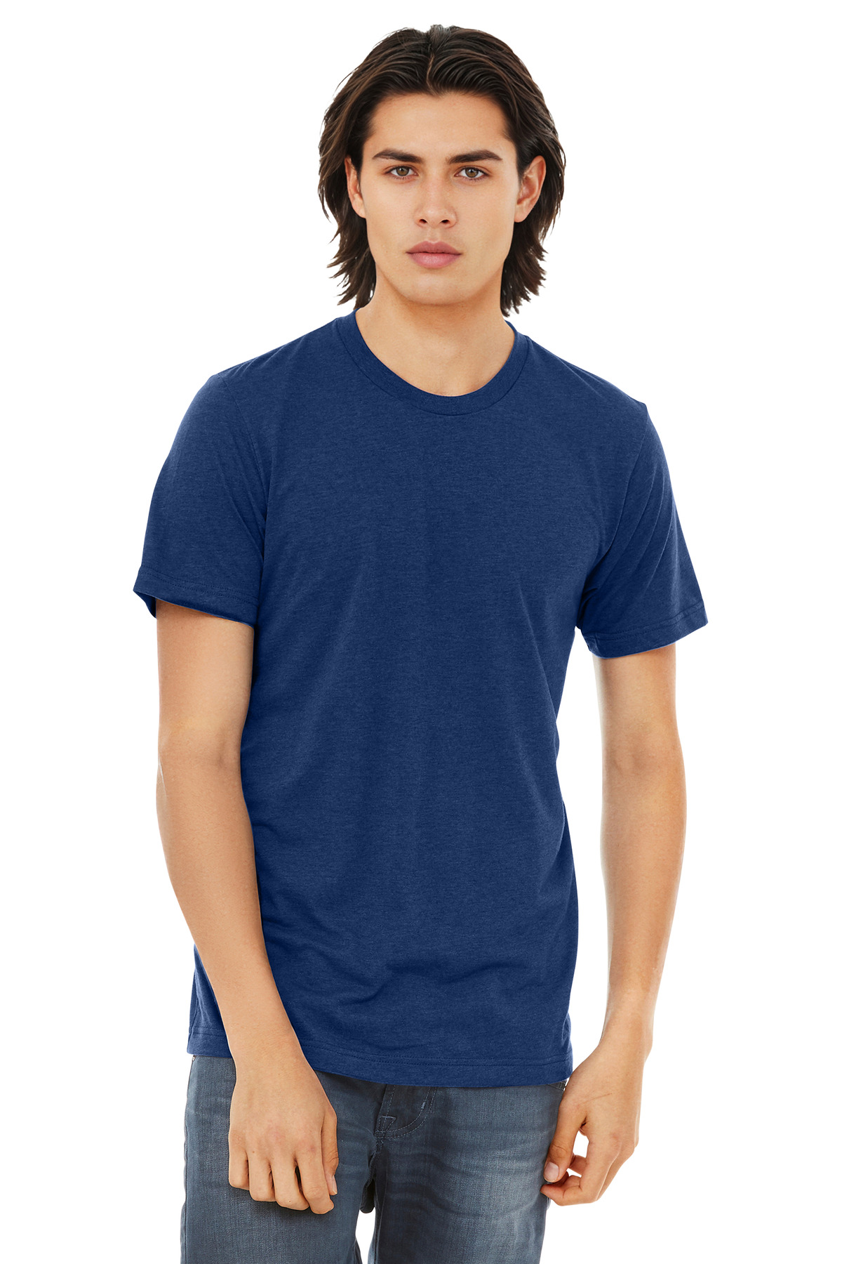 Bella + Canvas 3413 — Navy Triblend front