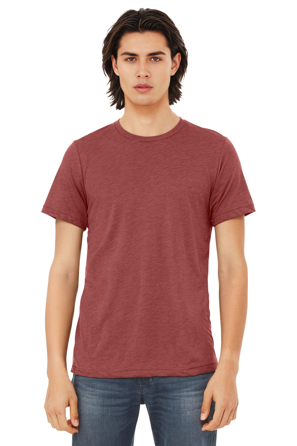 Bella + Canvas 3413 — Clay Triblend front