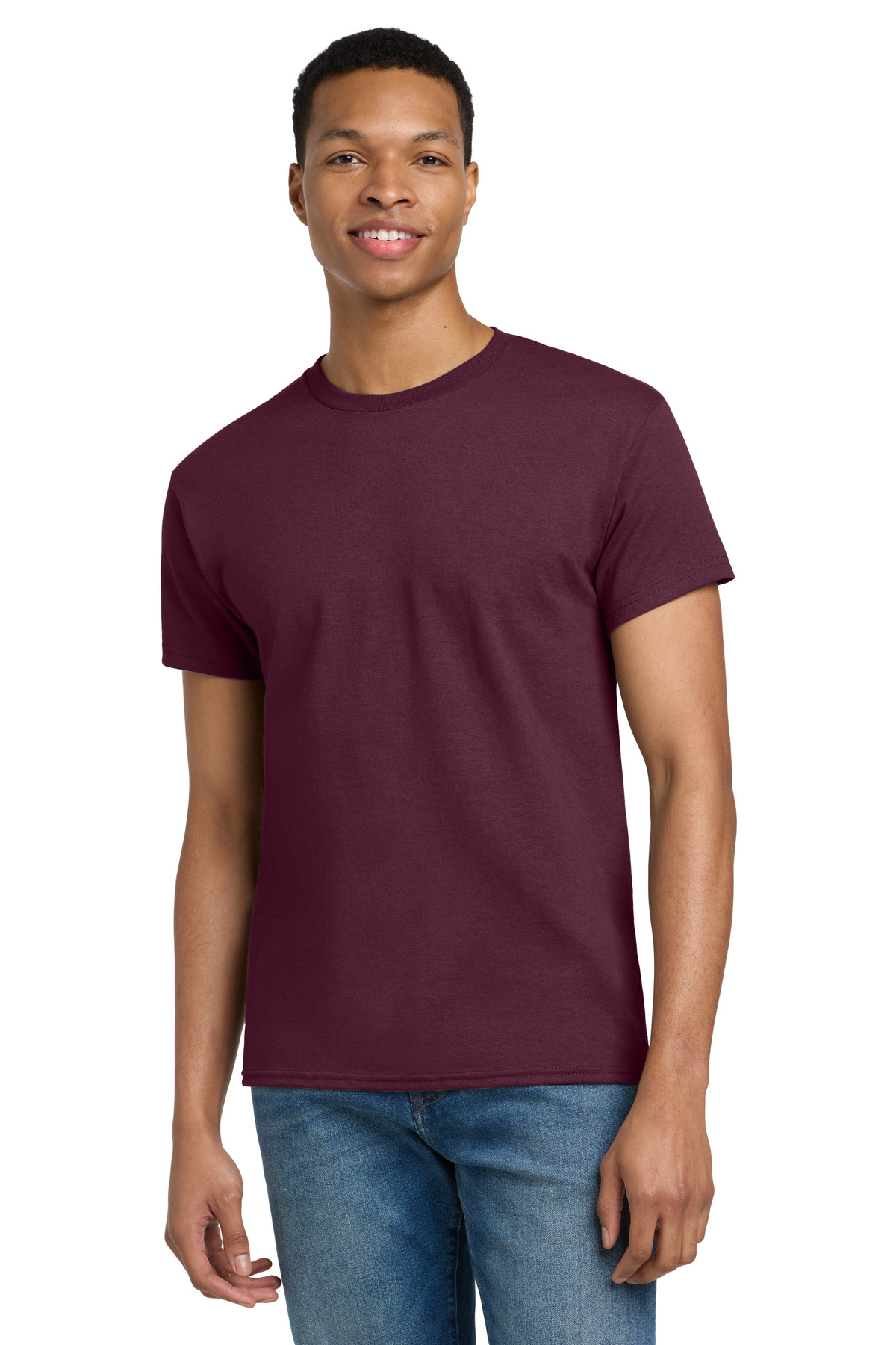 Gildan 2000 — Maroon front