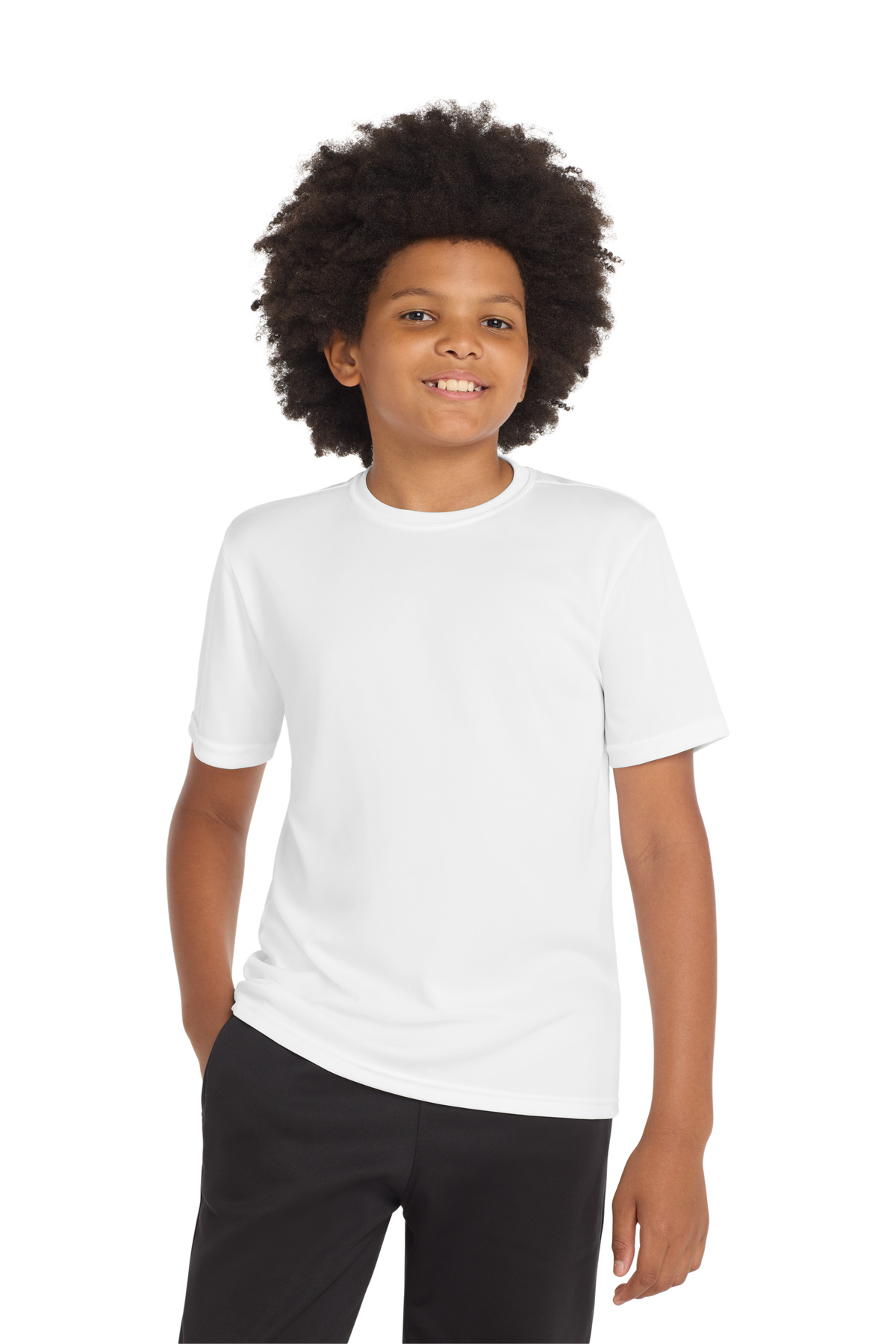 Sport-Tek YST350 — White front