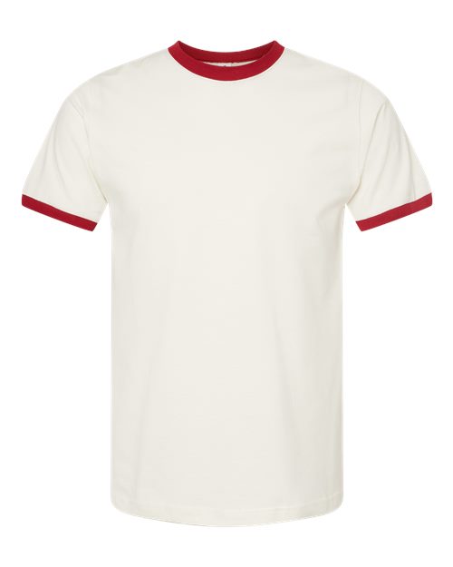 Tultex 246 — Vintage White Rio Red front