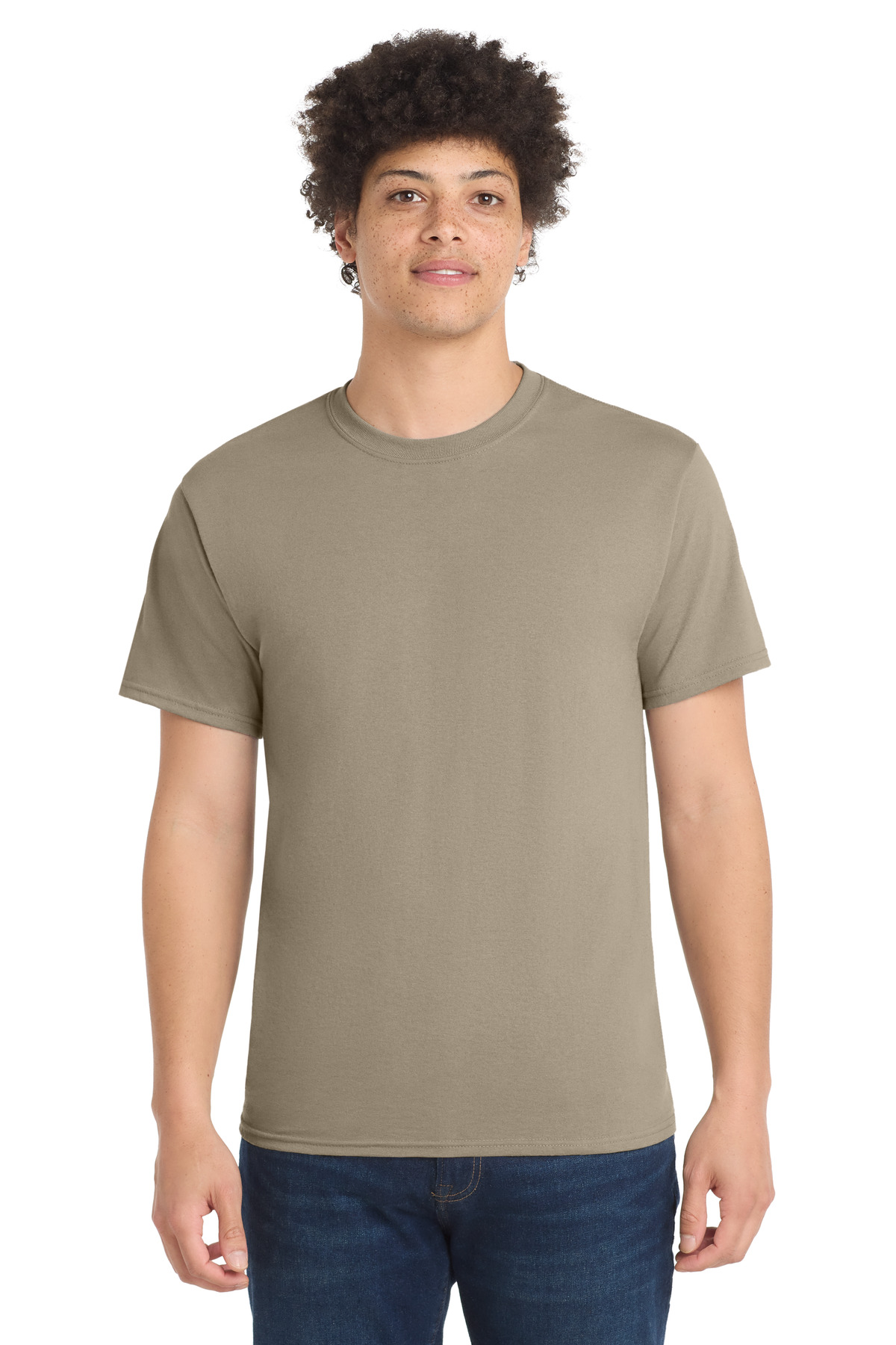 Port & Co PC55 — Desert Sand front