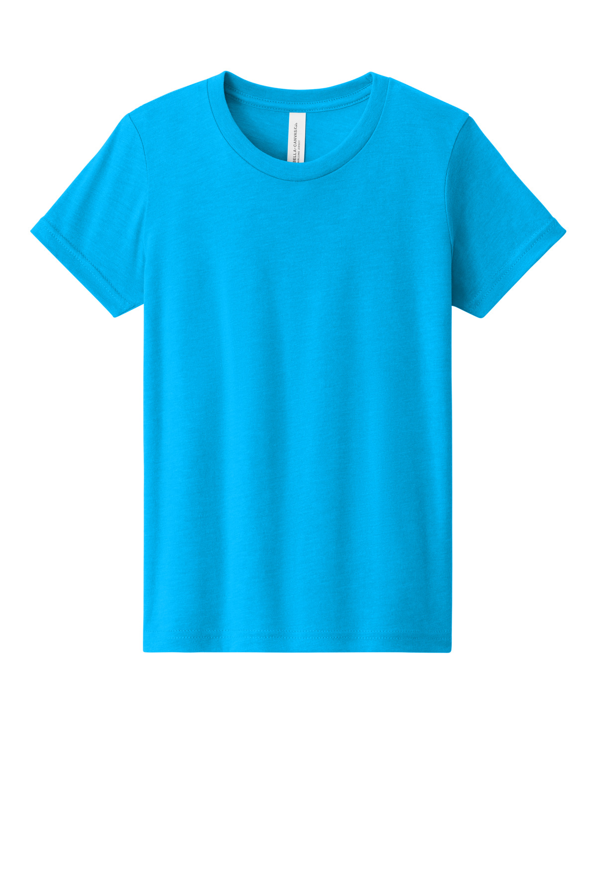Bella + Canvas 3001YCVC — Neon Blue front