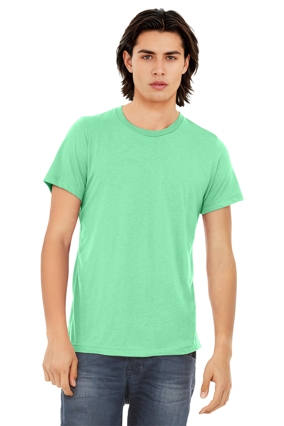 Bella + Canvas 3413 — Mint Triblend front