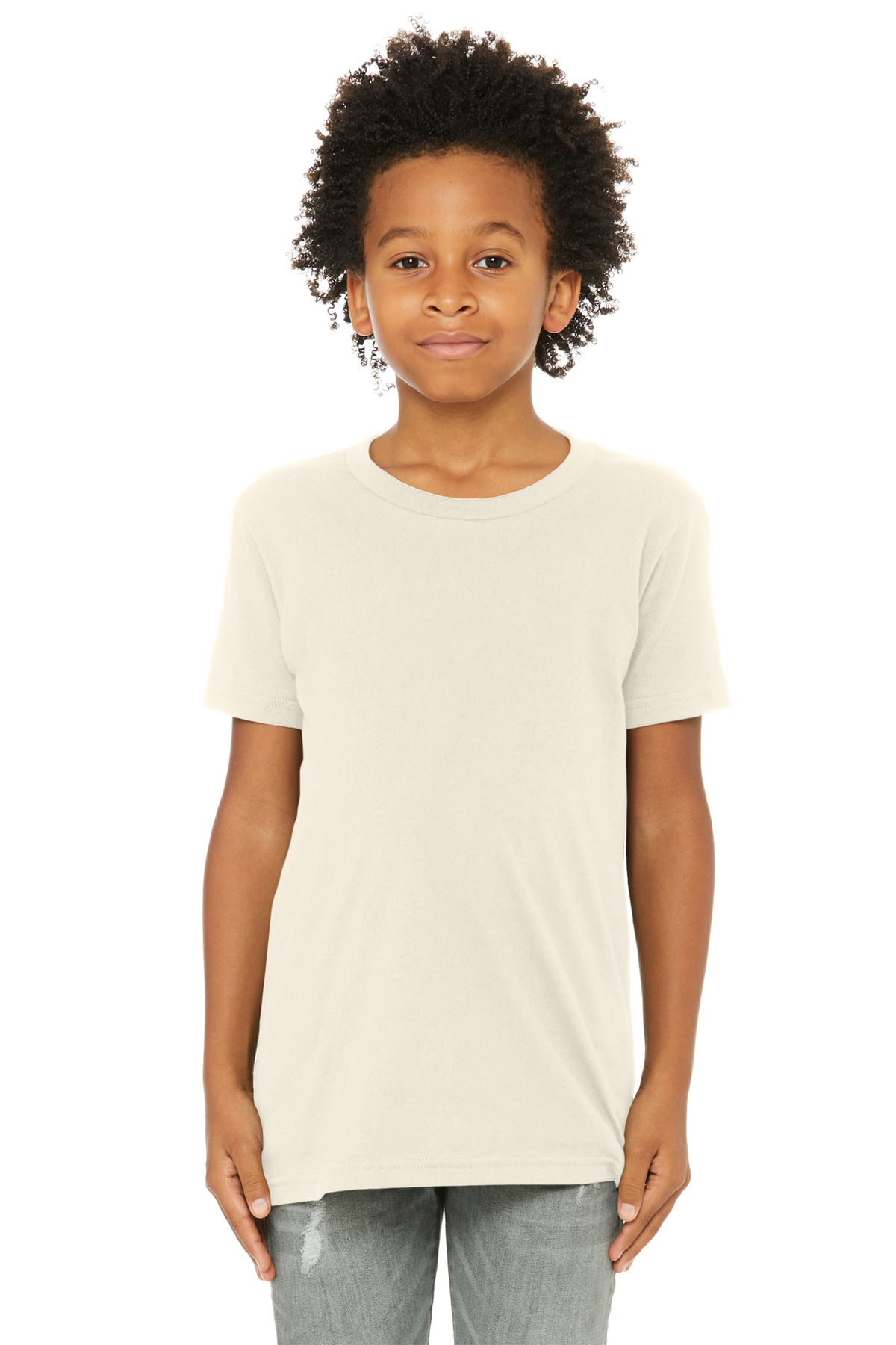 Bella + Canvas 3001Y — Natural front