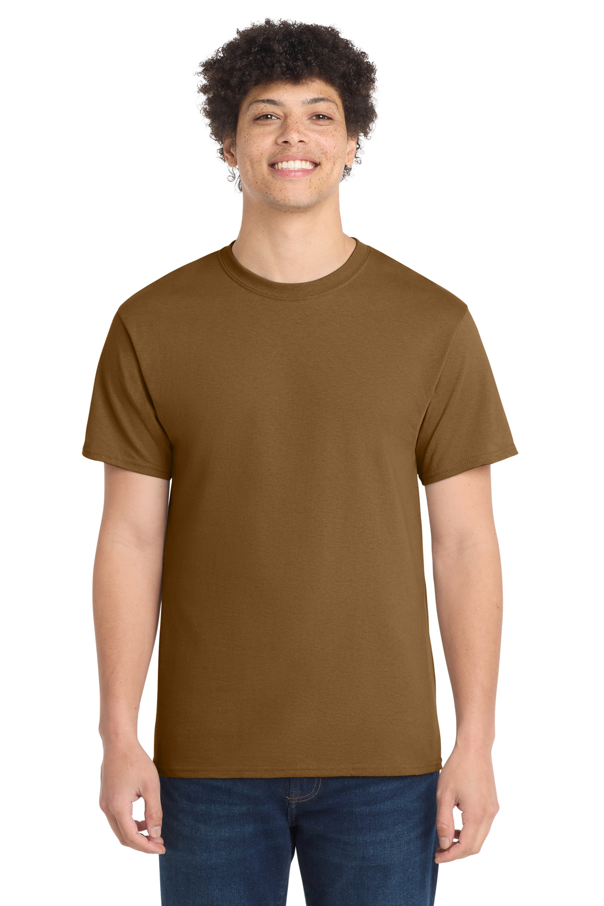 Port & Co PC54 — Duck Brown front