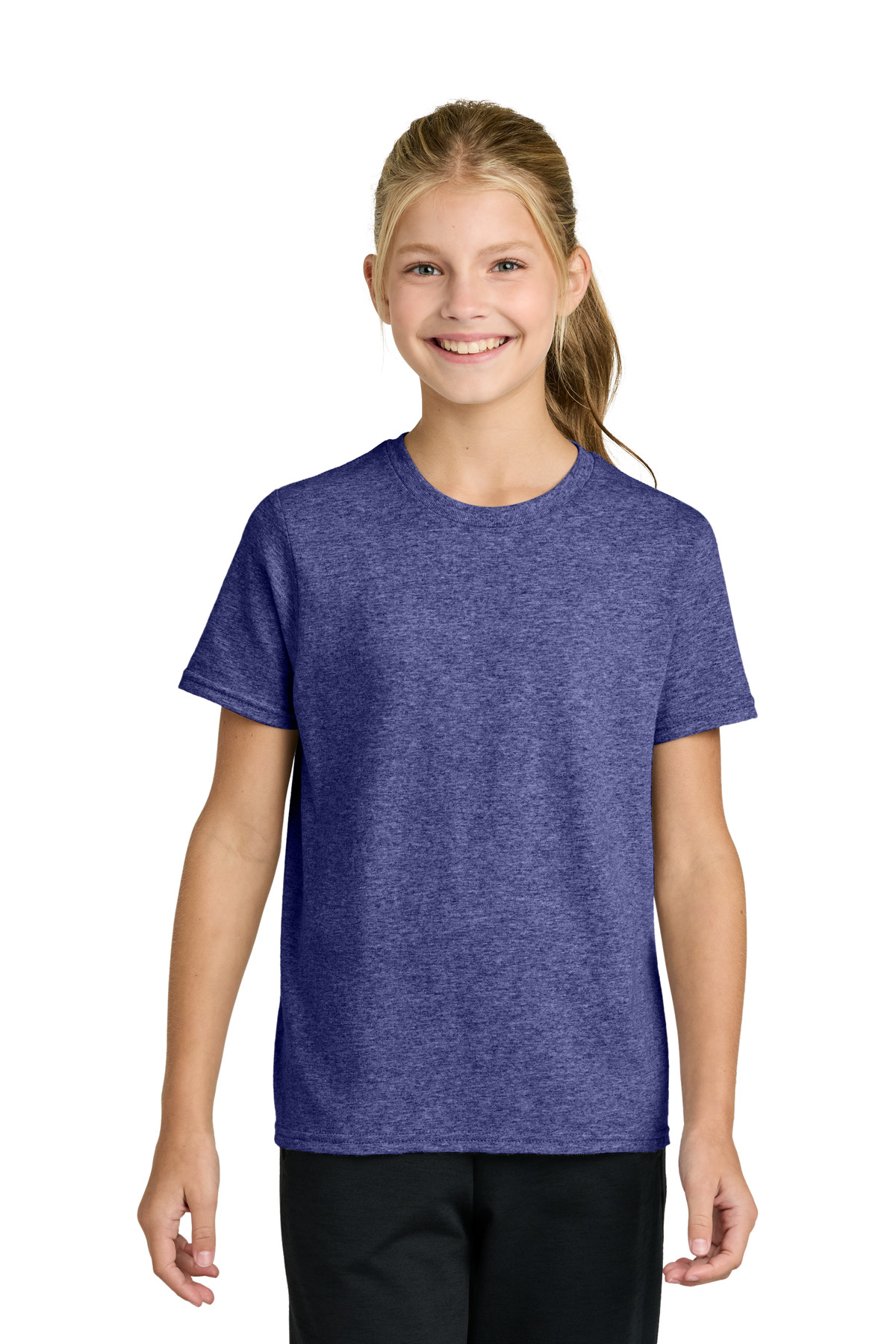 Port & Co PC43Y — Heather Purple front