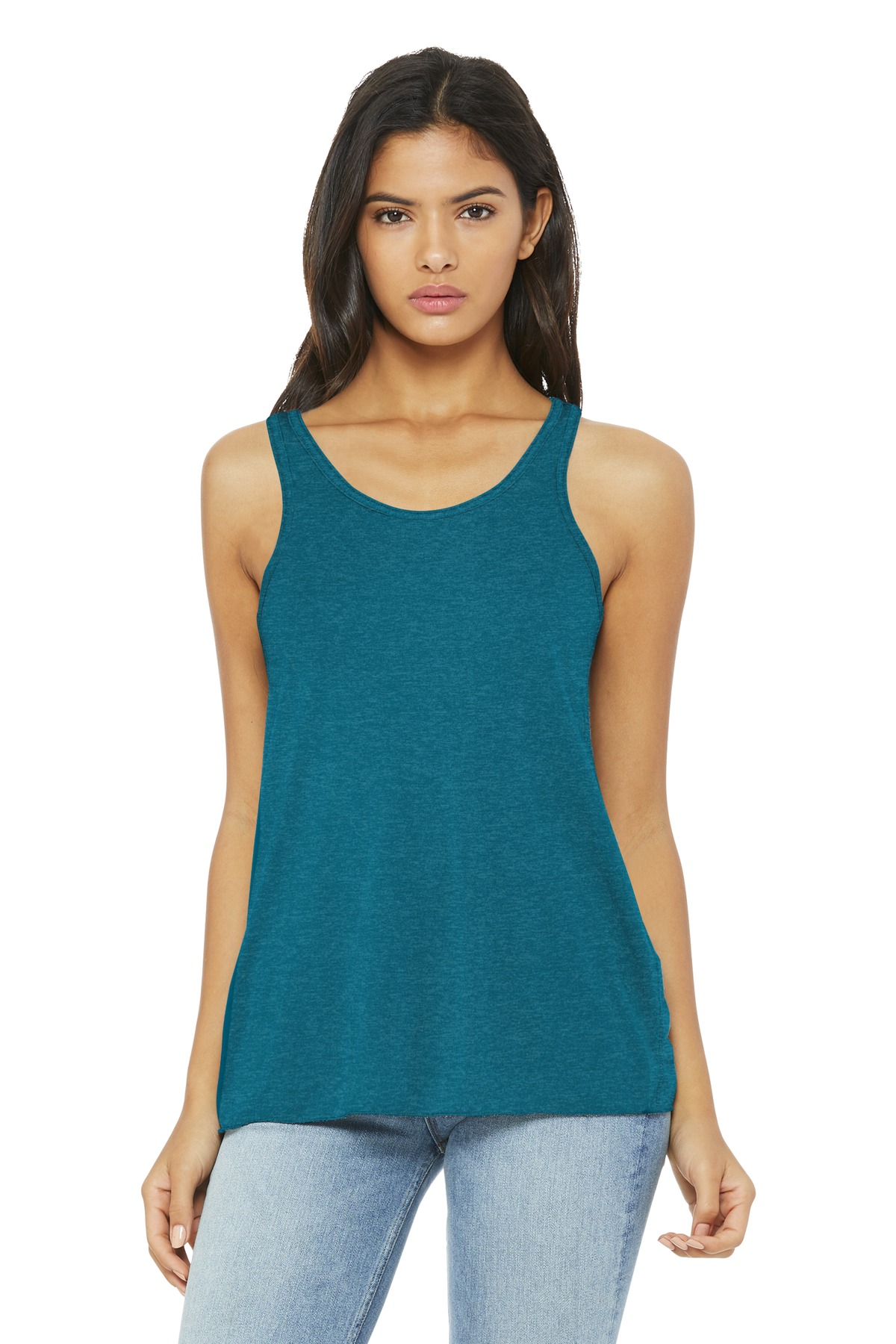 Bella + Canvas 8800 — Heather Deep Teal front