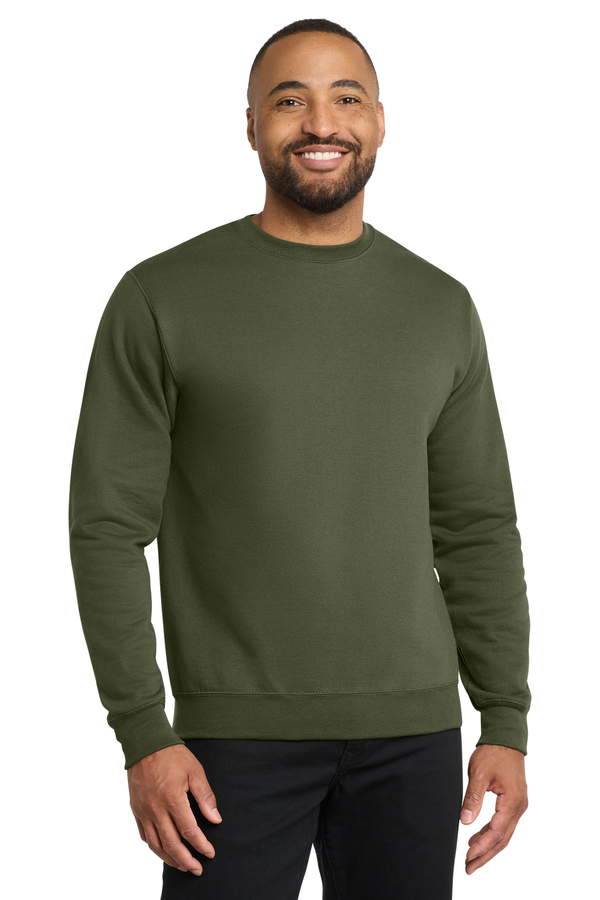 Port & Co PC78 — Olive Drab Green front