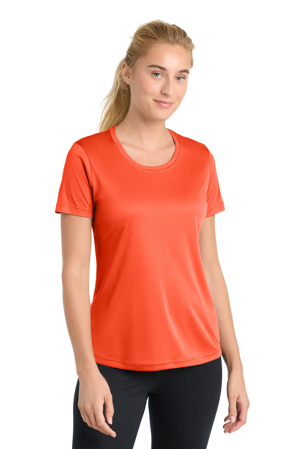 Sport-Tek LST350 — Neon Orange front