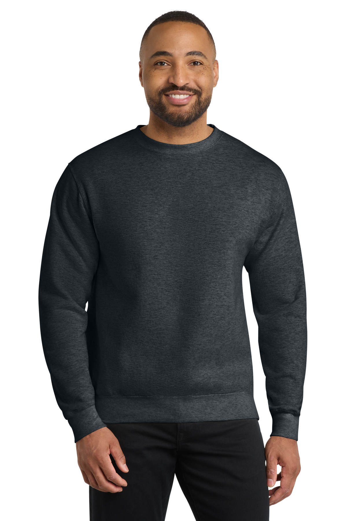 Port & Co PC78 — Dark Heather Grey front