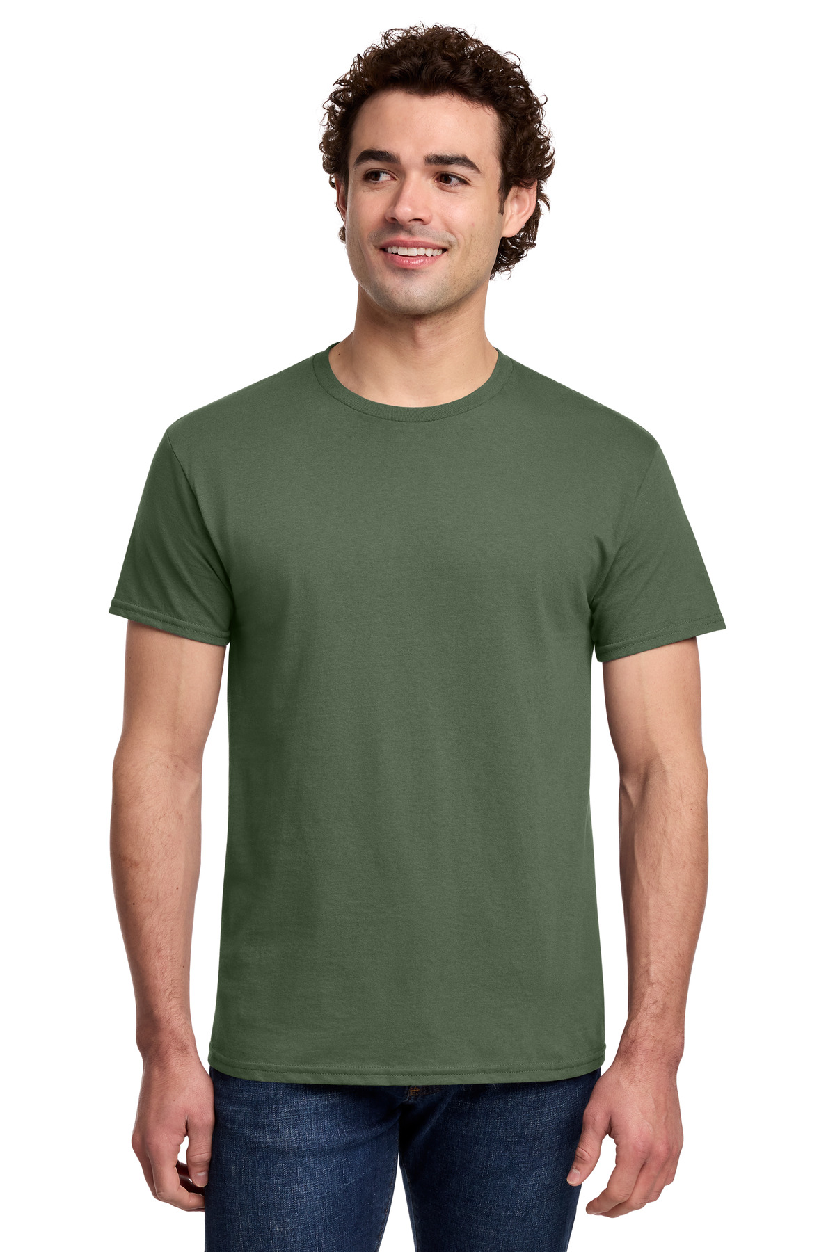 Gildan 3000 — Military Green front