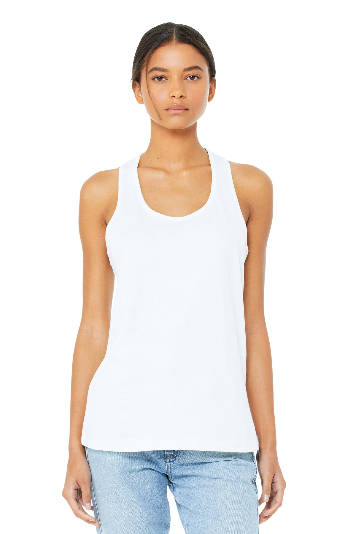 Bella + Canvas 6008 — White front