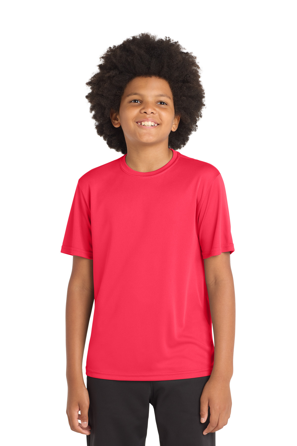Sport-Tek YST350 — Hot Coral front