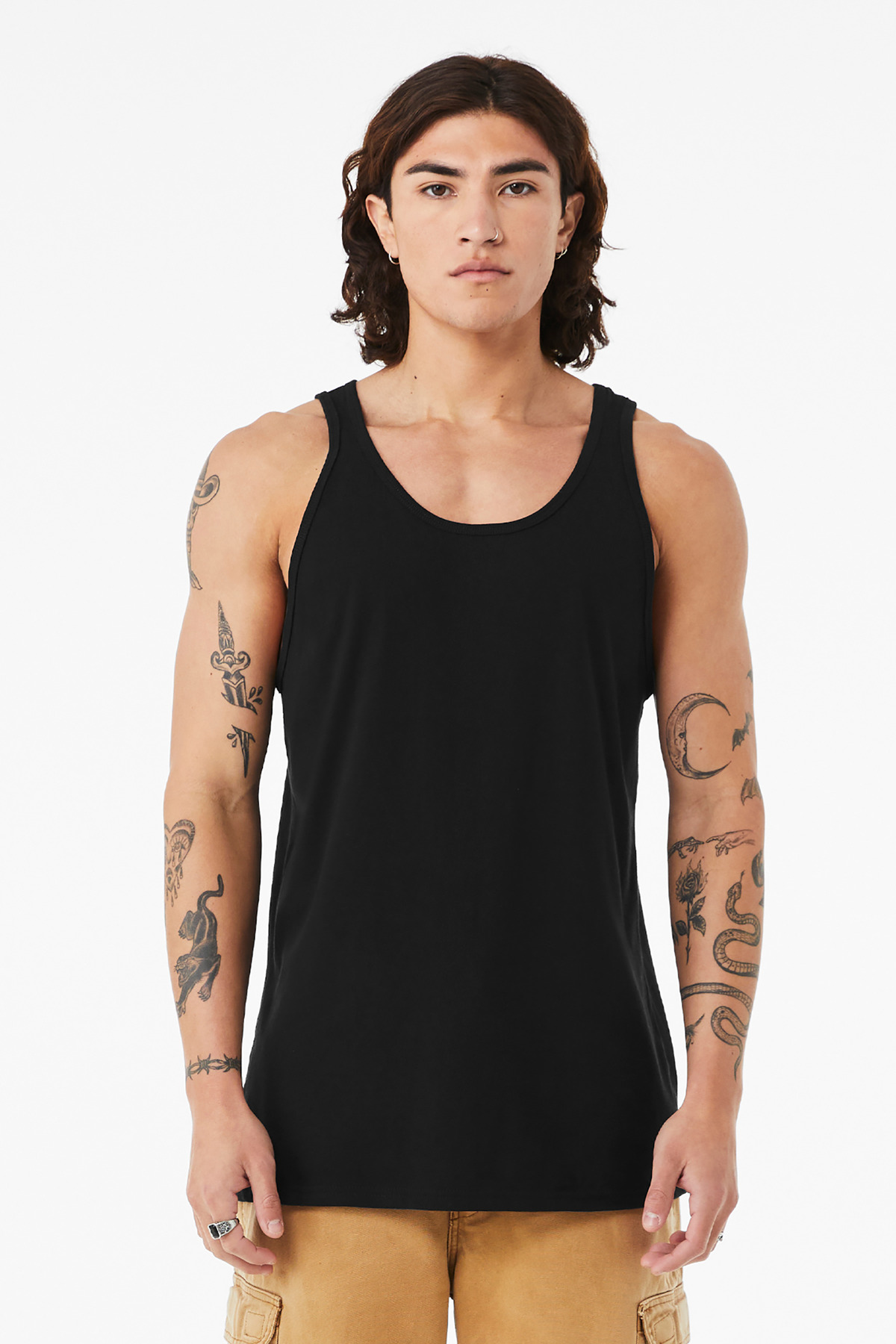 Bella + Canvas 3480CVC — Solid Black Blend front