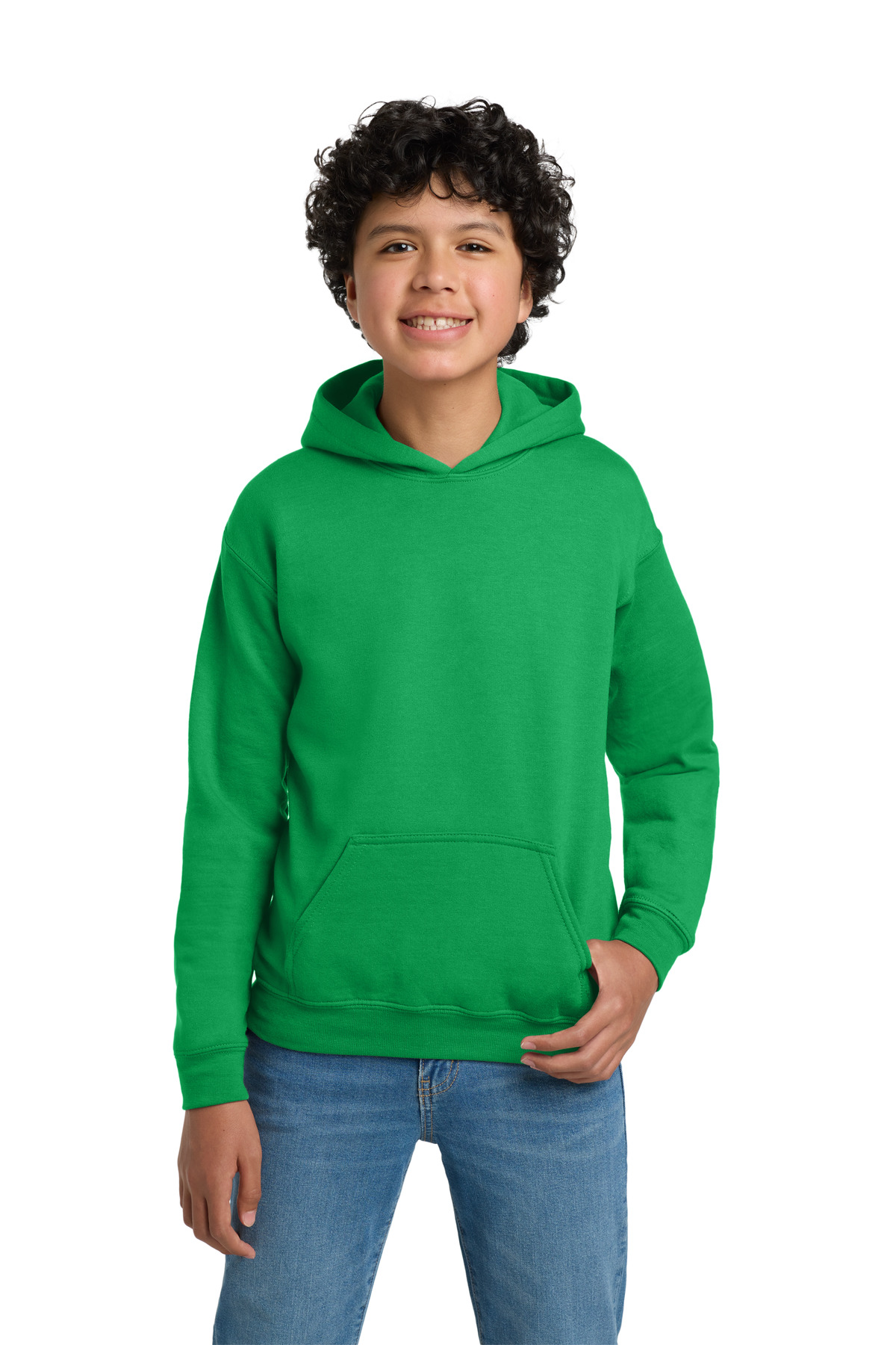 Gildan 18500B — Irish Green front