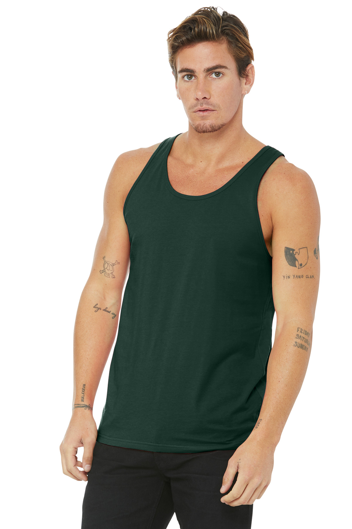 Bella + Canvas 3480 — Forest Green front