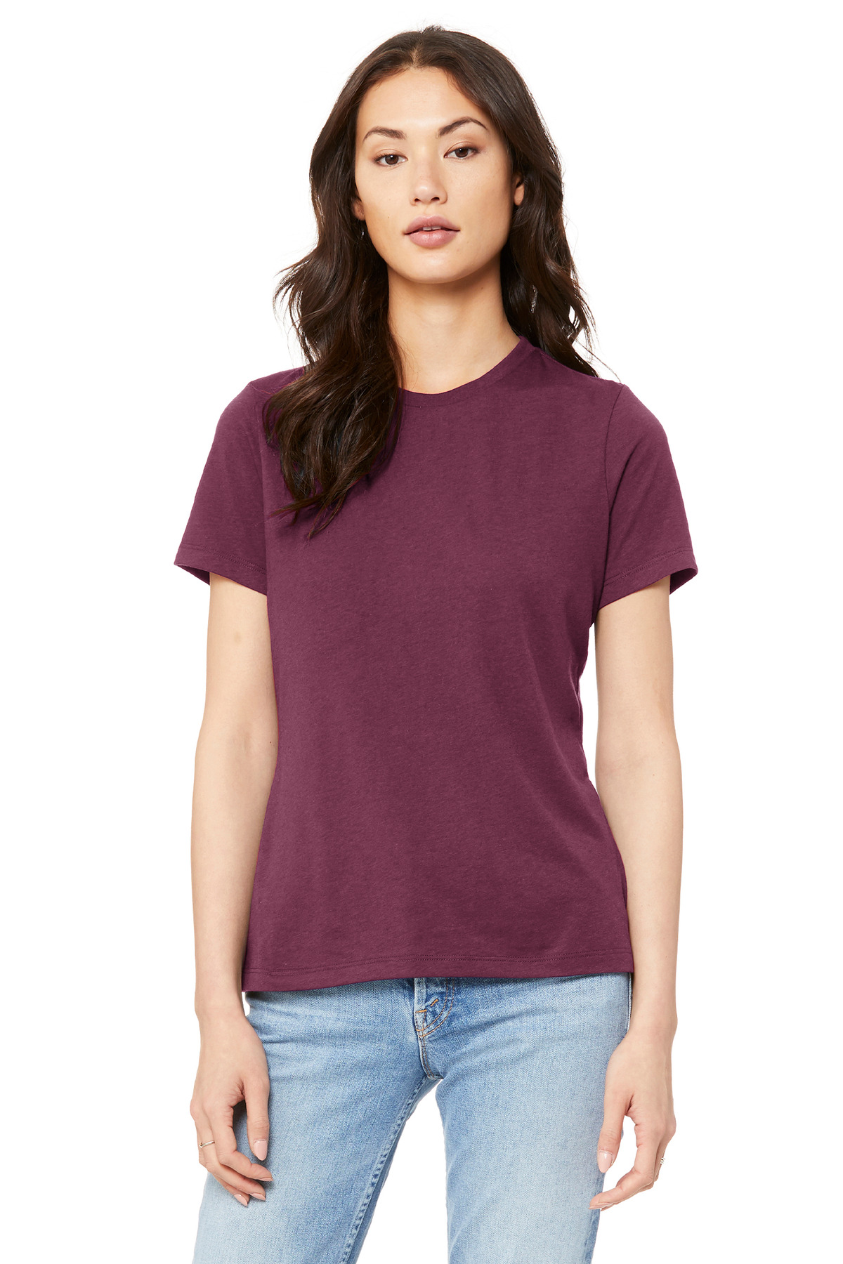 Bella + Canvas 6400 — Maroon front