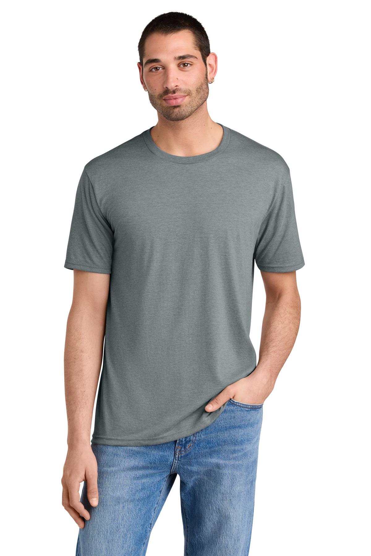 District DM130 — Heathered Grey front