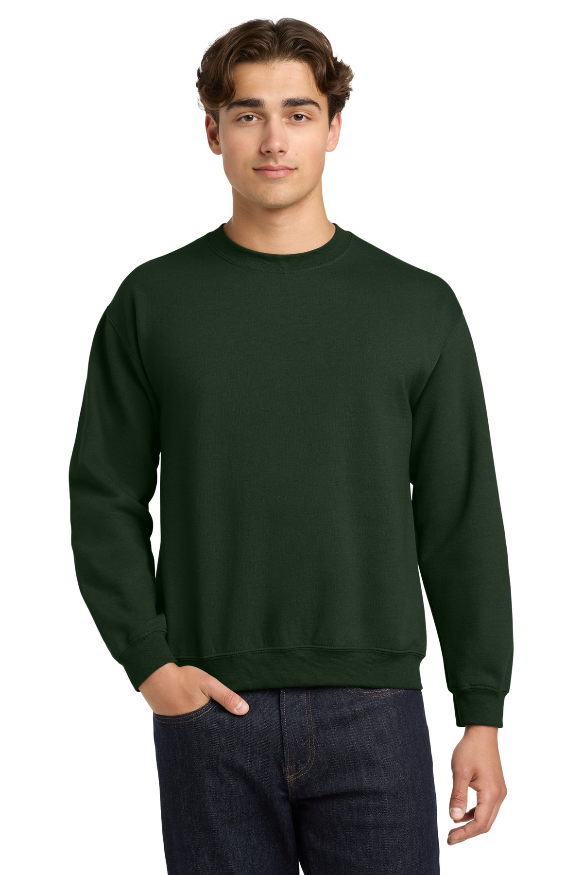 Gildan 18000 — Forest Green front