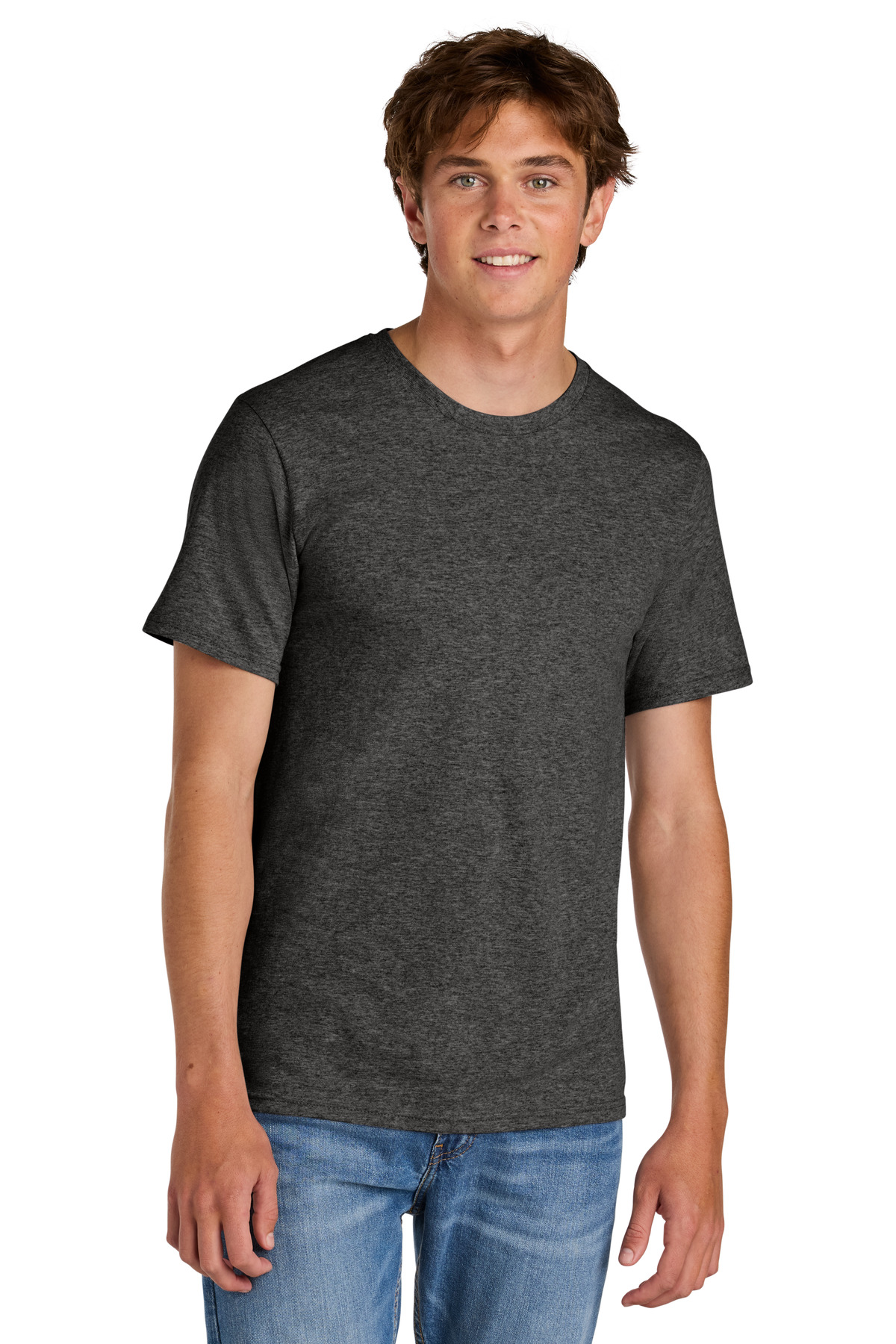 Port & Co PC43 — Dark Heather Grey front