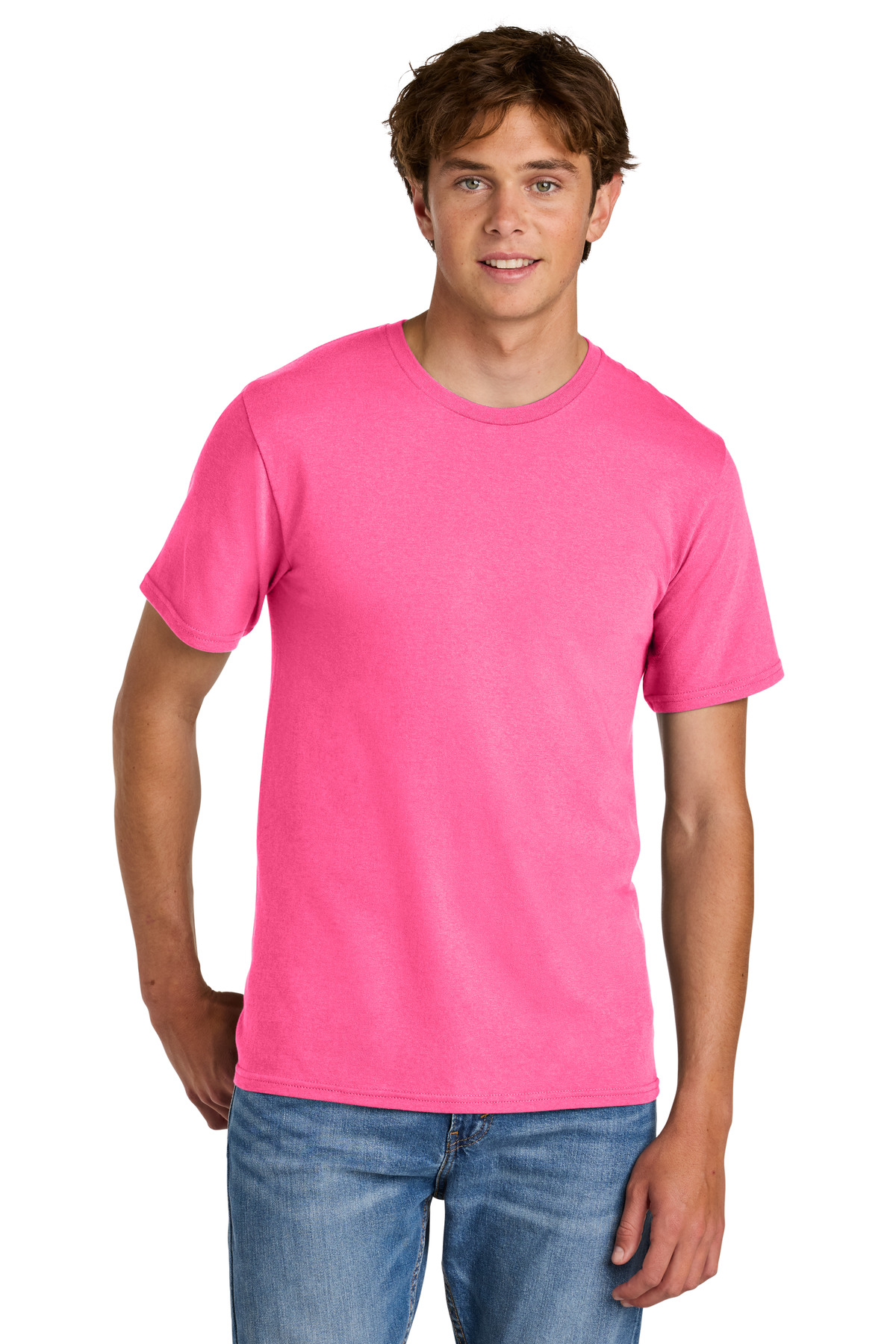 Port & Co PC43 — Neon Pink front