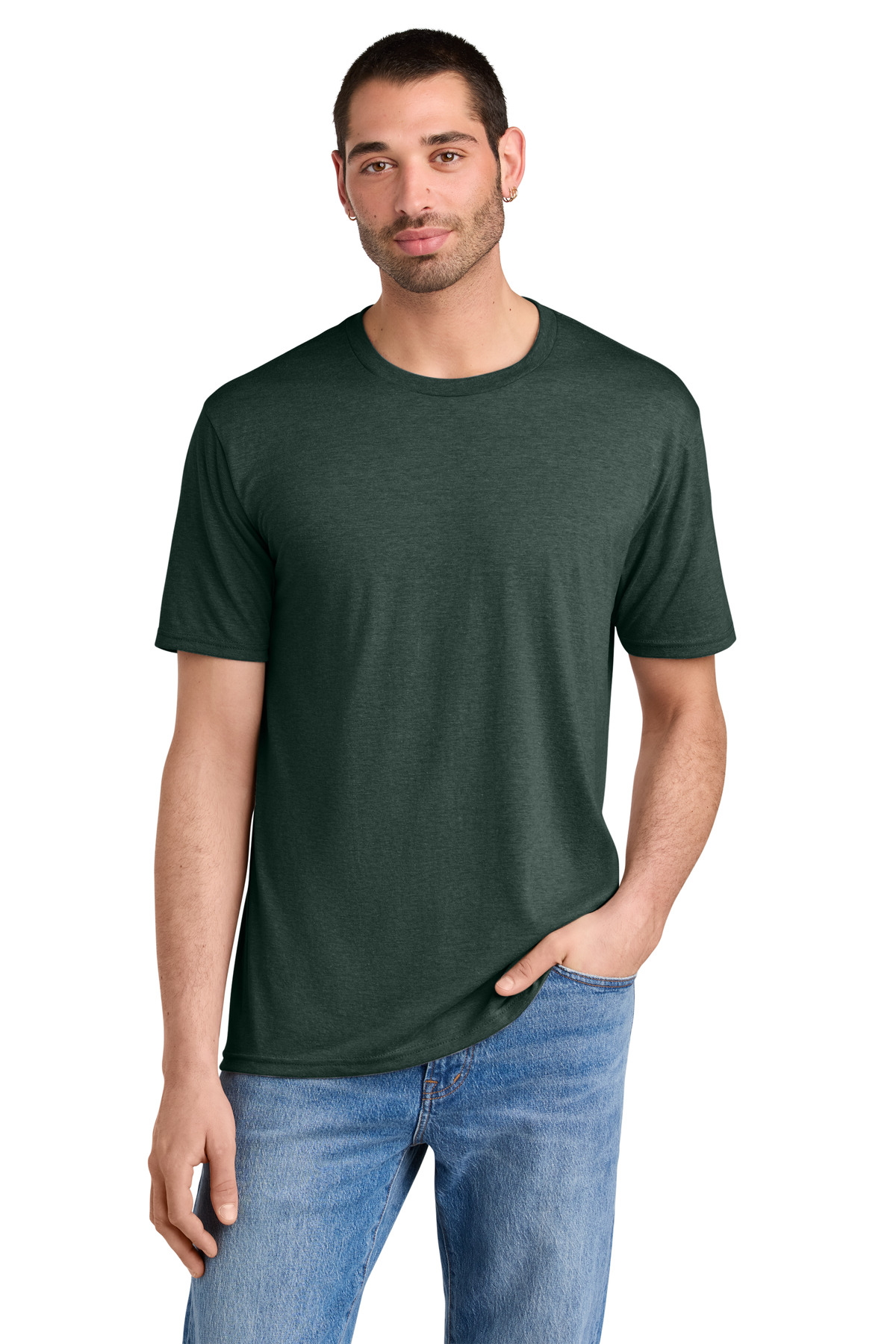 District DM130 — Heathered Forest Green front