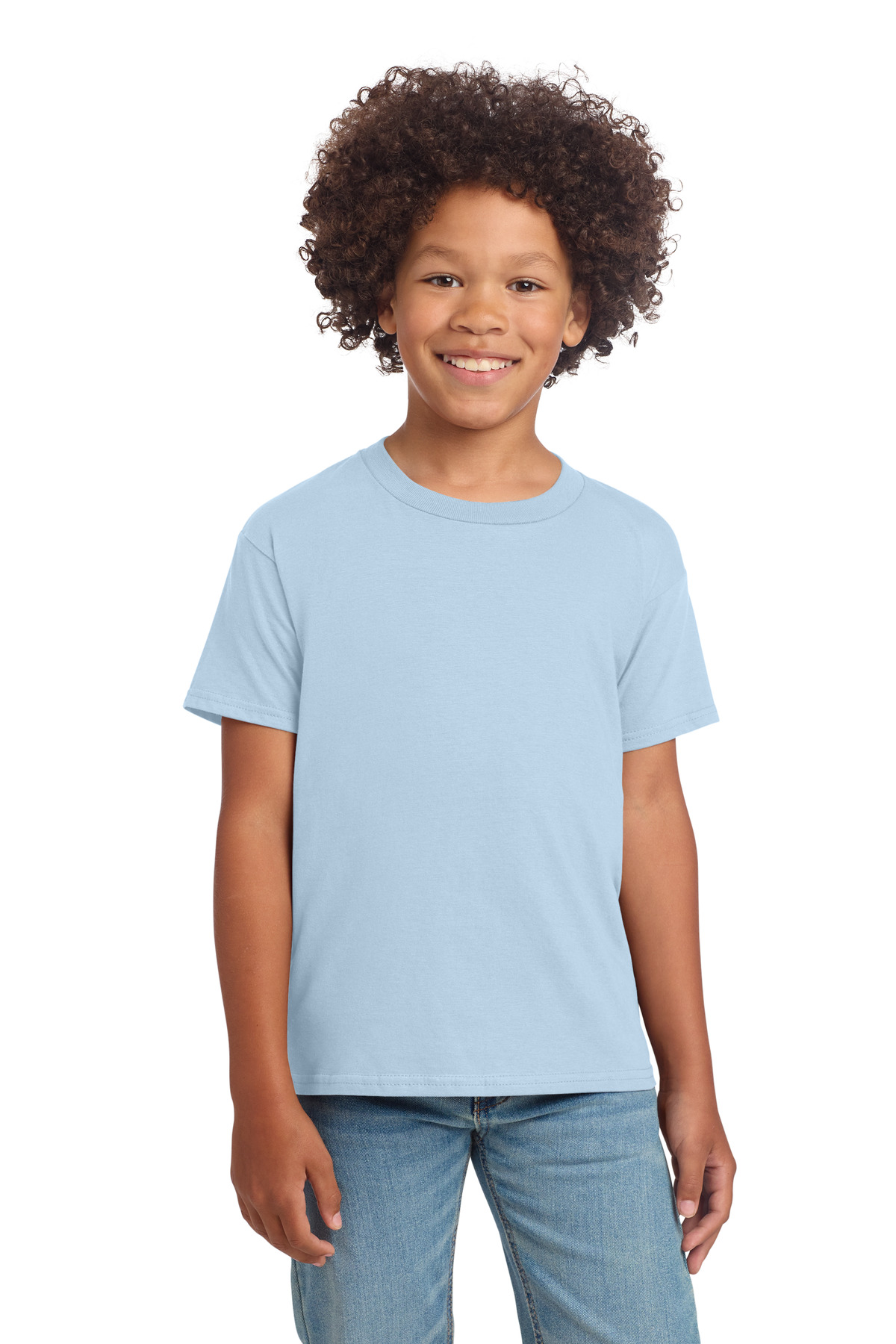 Gildan 64000B — Light Blue front