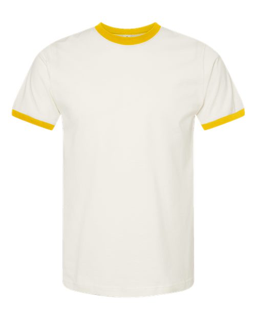 Tultex 246 — Vintage White Mellow Yellow front