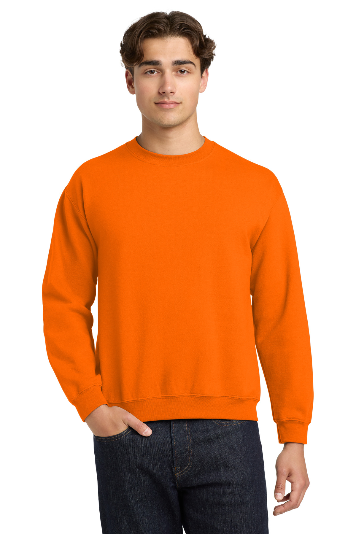 Gildan 18000 — S. Orange front
