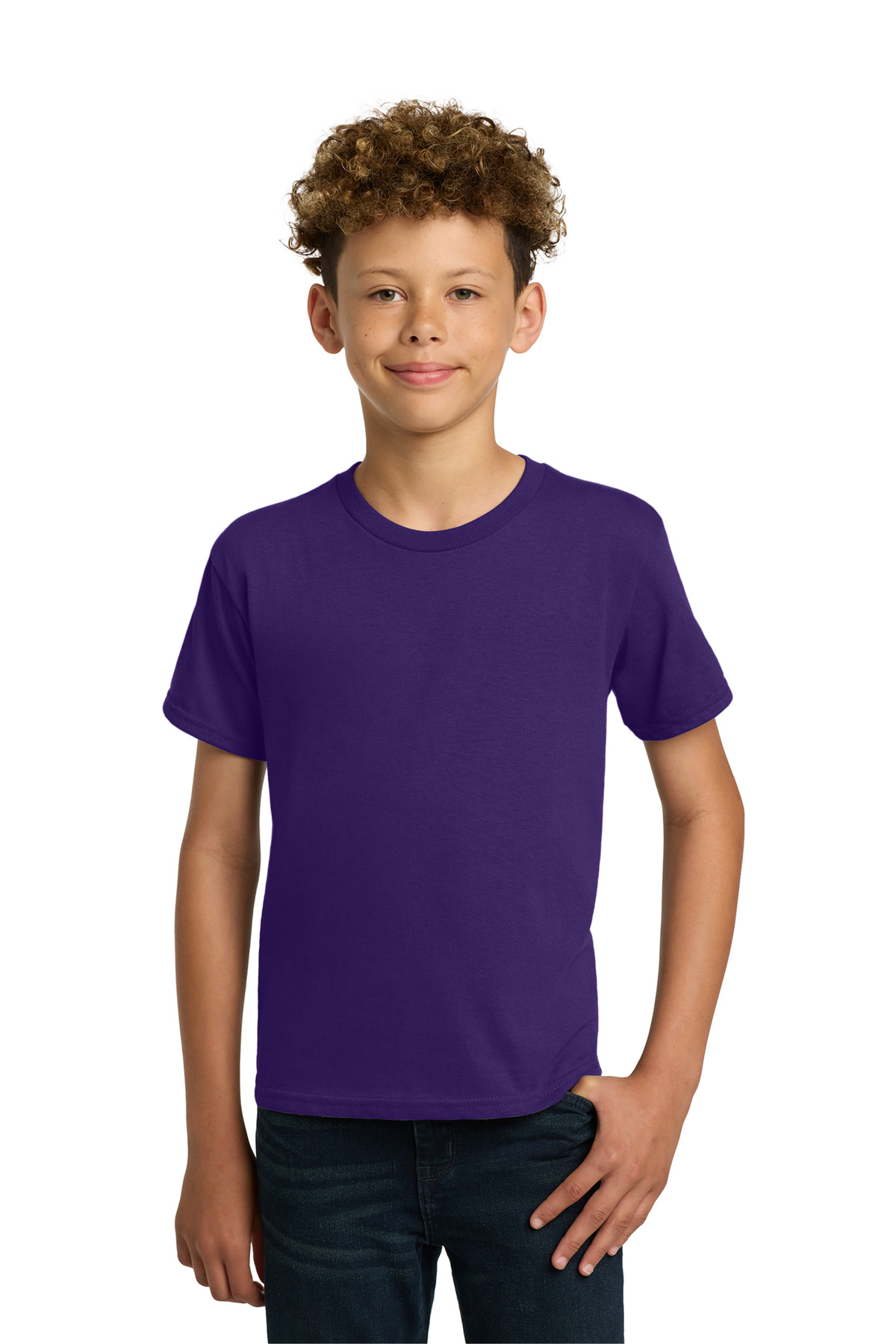 Gildan 5000B — Purple front